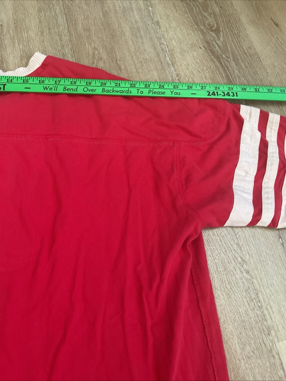 Mitchell & Ness - Red Detroit Red Wings Pullover Hockey Jersey with White Trim - Picture 7 of 13